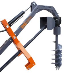 48" Hydraulic Assist Post Hole Digger, 12" Auger, PTO Shaft Included, TMG-TPD12