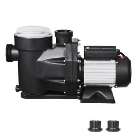 Above Ground Pool Pump, 2 HP, 135 GPM Max Flow Single Speed Swimming Pool Pump, 220V 3450 RPM 61 ft Max Head Lift with PP Shell Strainer Basket, 122