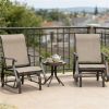 3-Piece Tavern Set, Terrace Chair, Garden Set, Gray