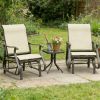 3-Piece Tavern Set, Terrace Chair, Garden Set, Beige