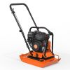 Plate Compactor, 7 HP 196CC Gas Engine, 5400 VPM Vibrating Ground Rammer, 4440 lbs Compaction Force, 23 x 18 in Plate, Walk Behind Compactor for Pave