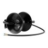 Pressure Washer Hose Reel, 50 ft x 3/8 inch Heavy-Duty Steel Bracket-Mounted Pressure Hose Reel, Wall/Floor/Truck Mount, 4000PSI Max, Manual Power Ha