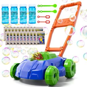 Bennol Bubble Lawn Mower for Toddlers, Kids Automatic Bubble Blower Maker Machine, Outdoor Gardening Push Toys, Christmas Birthday Gifts for Preschoo