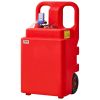 Fuel Caddy, 32 Gallon, Portable Fuel Tank with 12V DC 2.5 GPM Electric Fuel Transfer Pump, 4 ft Delivery Hose & Auto-Stop Sensor Nozzle, Tank Adapter