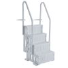Swimming Pool Ladder, 4-Step Double Handrails Stairs with Non-slip Heavy Duty Steps, Reliable 400 lbs Max Load Capacity, for 48-54 In Inground & Abov