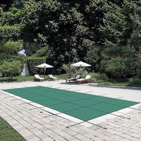 VEVOR Pool Safety Cover Fits 16x40ft Rectangle Inground Pools, Safety Pool Cover with Drainage Holes, Mesh Pool Cover for Swimming Pool