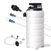 Fluid Extractor, 4 Gallons (15 Liters), Pneumatic/Manual Oil Changer Vacuum Fluid Extractor with Dipstick and Suction Hose, Oil Extractor Change Pump