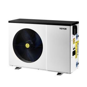 VEVOR Electric Pool Heat Pump, 51200 BTU, Pool Heaters for 7926-15851GAL Above and In Ground Pools, Low Noise