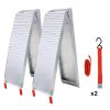 Truck Ramps, 80"x12" Portable Loading Ramps for Pickup Trucks 1500 LBS Capacity Aluminum Folding Ramps with Buckle for ATVs, Snowblower, Lawn Mowers,