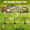 Automatic Drip Irrigation System Kit with 360° Bendable Nozzles, Tool-Free Setup for Garden Greenhouse Lawn Patio