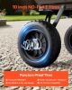 Garden Dump Cart, 600 lbs Poly Dump Cart, Garden Carts Dumps Wagon with 90° Quick-Dumps Mechanism, 180° Swivel Wheels, 270° Flexible Rotating Bearing