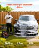 Gas Pressure Washer 3600 PSI and 2.6 Max GPM, Full Copper Pump, Spray Gun and Wand, 5 Nozzle Set, 26 ft Hose Gas Powered Pressure Washer for Cars, Fe