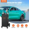30 Gallon Fuel Caddy, Gas Storage Tank & 4 Wheels, with Manuel Transfer Pump, Gasoline Diesel Fuel Container for Cars, Lawn Mowers, ATVs, Boats, More