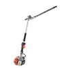 43CC 6-in-1 Multi-Functional Trimming Tools, Gas Hedge Trimmer, Weed Eater, String Trimmer, Brush Cutter, Edger, Pole Saw Chainsaw Pruner with Extens