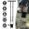 Ergonomic Long Handle Bulb Planter, 5-in-1 Multifunctional Garden Planting Tool for Effortless No-Bend Digging