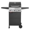Gas Grill, 3 Burner Propane Gas Grill with Spacious 338 SQ.In Grilling Area, Carbon Steel Enamel Grates, Outdoor 36,000 BTU Patio Garden BBQ Grills w