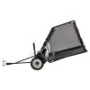 52 in Tow Behind Lawn Sweeper, 26 cu.ft. Large Yard Sweeper, Adjustable Sweeping Height, Heavy Duty Leaf & Grass Collector with Dumping Rope, Pull Be