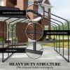 Metal carport, sunshade, rain shelter, dark gray