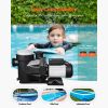 Above Ground Pool Pump, 2.5 HP, 148 GPM Max Flow Single Speed Swimming Pool Pump, 220V 3450 RPM 62 ft Max Head Lift with PP Shell Strainer Basket, 12