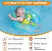 Baby Swimming Float Kids Inflatable Swim Ring with Safety Support Bottom Swimming Pool Accessories for 3-36 Months