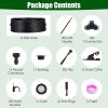 Automatic Drip Irrigation System Kit with 360° Bendable Nozzles, Tool-Free Setup for Garden Greenhouse Lawn Patio