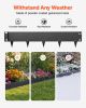 Galvanized Steel Landscape Edging, 6-Pack 40 x 8.15 Inch Metal Edging for Landscaping with Gloves, Easy-to-Install, Heavy Duty Metal Garden Edge Bord