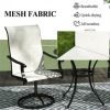 Courtyard chairs, one set of two armchairs, dining chairs, cream