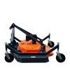 72" Tow-Behind 3-Point Hitch Finish Mower, 30-50 HP Compact Tractor, PTO Drive Shaft Included, TMG-TFN72