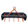 60" Heavy-Duty Box Scraper Blade with Ripper Shanks – Fits 18-35 HP Tractors TMG-TLS60