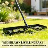 Lawn leveling rake, courtyard leveling rake, rolling lawn punching machine